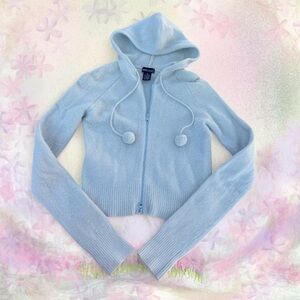 Wet Seal angora zip up